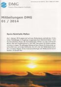Mitteilungen DMG 01-2014 Mitteilungen DMG 01-2014