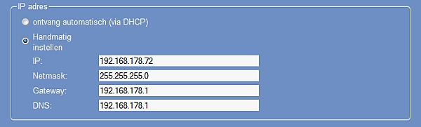 Vast IP-adres Vast IP-adres